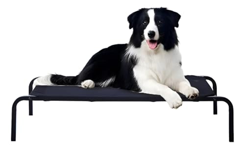 Cama Pet suspensa para cachorros Grande 90x60x15cm, com Rede e Berço, Antiderrapante, Portátil e Durável, para cama suspensa para cachorros, cama cachorros grande g
