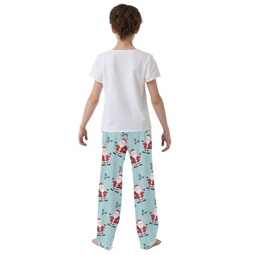 Boys' Pants Christmas Santa Claus Gnomes Cute Bottoms Jogger Pants Elastic Waist Trousers with Pockets S-XL3