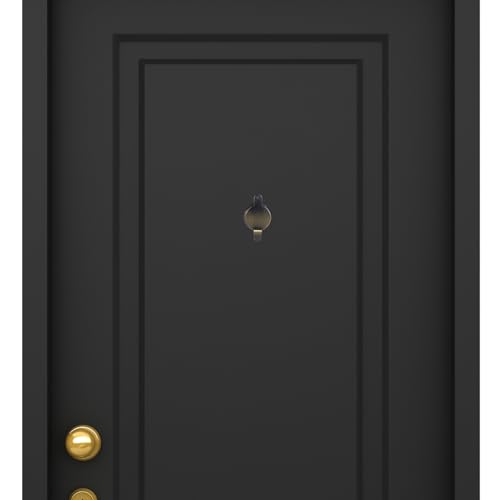 Gadpiparty 4 piezas Cubiertas para mirillas de cobre Protector para visor de puerta Privacidad Seguridad para apartamento y hoteles miniatura 4