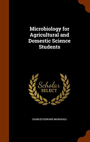 Microbiology for Agricultural and Domestic Scie... 1343616247 Book Cover