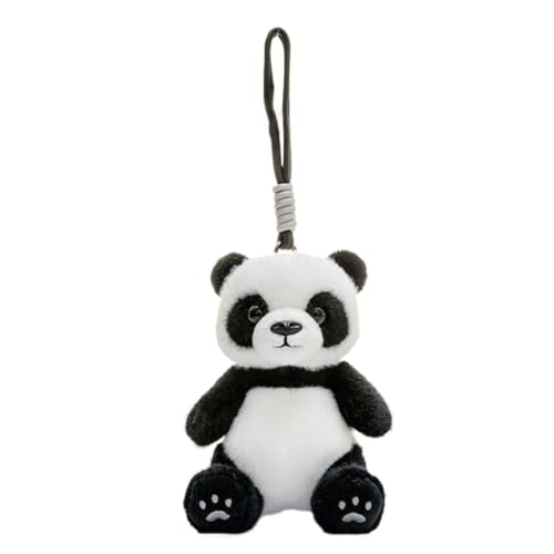 HOMEXYLYL Panda Peluche Peluche, Llavero de Peluche Colgante Mochila Ornamento Regalo de cumpleaños niños
