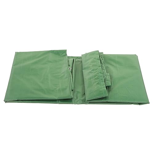 Toldo para columpio de exterior POPETPOP con lona reforzada impermeable verde oscuro 2