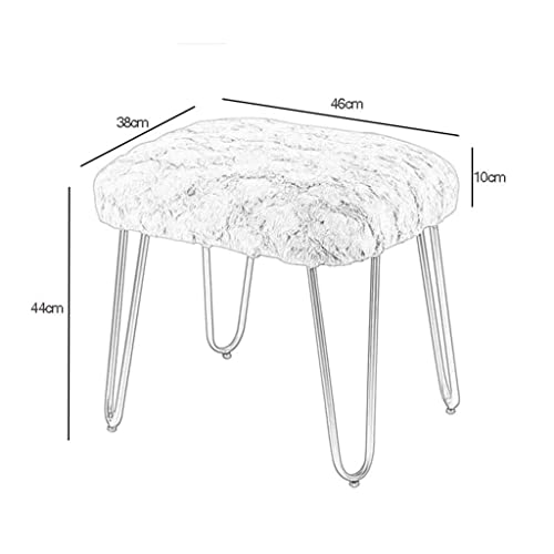 Tabouret en bois et flanelle haut de gamme au design minimaliste moderne - 3