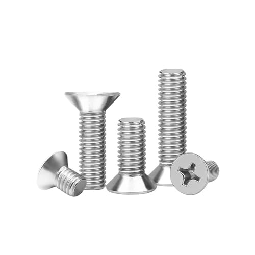 KIZUNA Tools 10個/ロット クロスフラット皿頭ネジボルト M3 .5 M4 M5 M6 M8 M10 304ステンレス鋼 GB819(10mm X10pcs,M3.5)