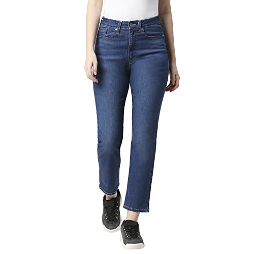 Image of Pepe Jeans Women's Regular Fit High Rise Jeans