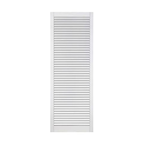 ben+camilla.com Lamellentüren weiß seidenmatt mit offenen Lamellen Kiefernholz 1406 x 494 x 21 mm für Regale, Schränke, Möbel - EINBAUFERTIG grundiert & lackiert Cover