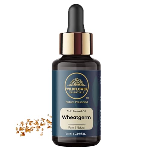 Image of Pure Wheat Germ Oil (Triticum Vulgare) For Skin, Hair, Body, Face, Anti-Aging, Cold Pressed, Natural, Therapeutic Grade Carrier Oil 30ml