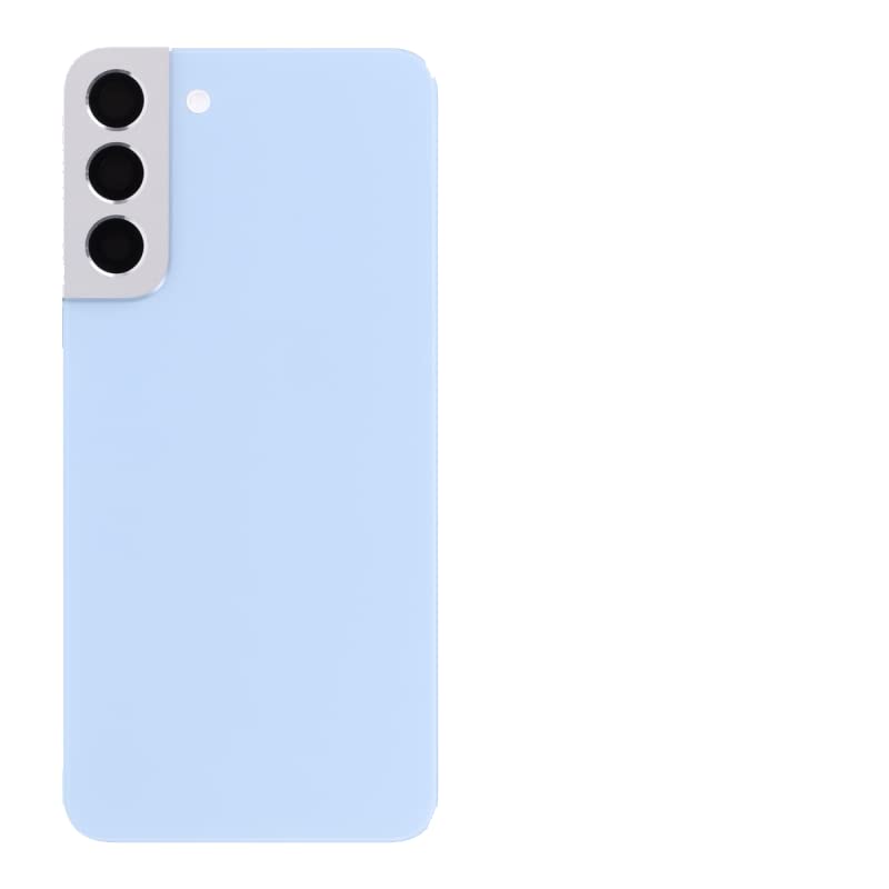 Vitre arrière de remplacement bleu pour Samsung S22 avec adhésif