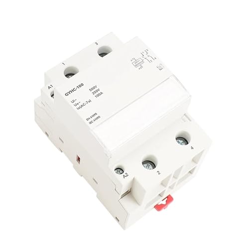 Contacteur domotique 2P 100A 1NO1NC avec commande automatique rail Din 230VAC