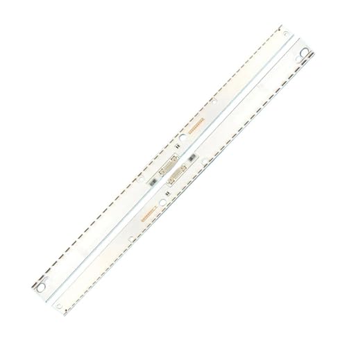 RCTGPGJAC 3V 48 luz 465mm 2 Piezas Tira de LED for iluminación Trasera Compatible for Samsung UE43KU6509 UE43KU6655 UE43KU6659 UE43KU6400 UN43KU7500 43KU6510U BN96-396