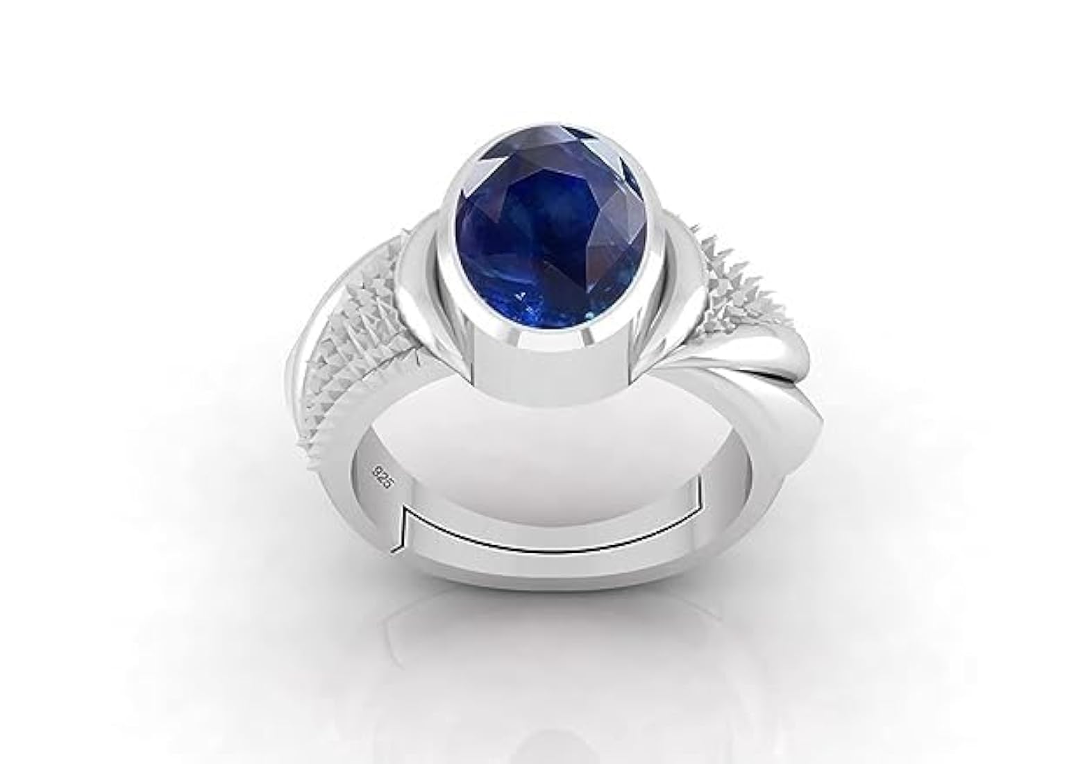 Akshita Gems Neelam Stone 4.25 Ratti ブルーサファイア
