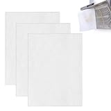 3 Piezas Filtro Antigrasa, Filtro de Campana Extractora, Estera Filtrante de Grasa, Recortable Filtros de Grasa Universales, Compatible con La Mayoría de Campanas Extractoras, 57 * 47CM