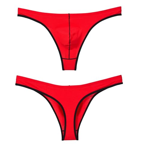 Men's Cotton Thong, Comfortable,T-Back Fashionable Choice - 95% Cotton + 5% Spandex4
