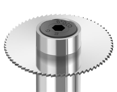 Fresado circular CNC sin rebabas disco de acero de carburo tungsteno 16mm 3