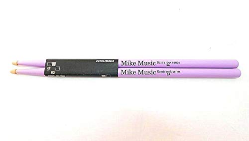 Mike Music 1 pair of 5A wood drum sticks drumstick PURPLE