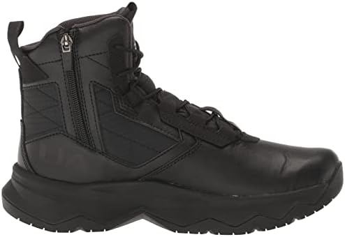 Under Armour Men's Stellar G2 6" Side Zip Lace Up Boot Military and Tactical, Black, 13 | Image 5