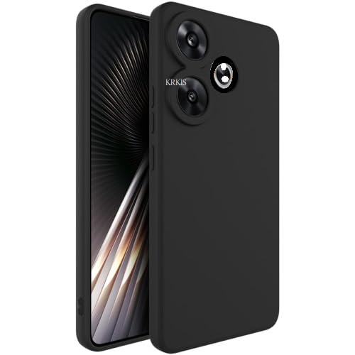 KrKis Silicone Back Cover Case For Realme Gt 6 / Gt 6T 5G|Slim & Lightweight|Ultra-Premium Case|Camera Protection Bump|Fabric Texture Case Cover For Realme Gt 6 / Gt 6T 5G-Black (B0D8J1G6C5) Amazon Price History, Amazon Price Tracker