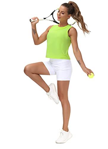 Image of THE GYM PEOPLE Women's Workout Tops in Ice Silk Quick Dry Sleeveless