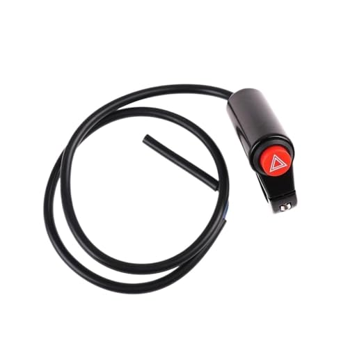 Panne de moto et double flash d'avertissement de secours pour rester visible