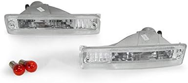 DEPO Clear Front Bumper Signal Lights FIT FOR 1990-1991 Honda CRX/CR-X