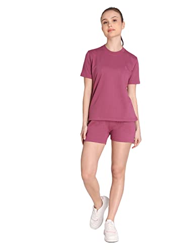 Image of CHKOKKO Women's Regular Cotton Regular Fit Plain Shorts for Women