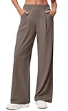 Ewedoos Wide Leg Pants Woman Stretchy Work Dress Pants Women Trendy 2026 Business Casual Outfits Comfort Fit Slacks Trousers