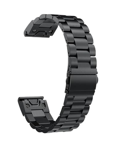 [�����ȓX] 26/22/20mm ���^�� �N�C�b�N�t�B�b�g�o���h �ɓK��Garmin Fenix 8 51mm 47mm 42mm Fenix E Tactix 7X 7 6S 6X 6 Pro 5 5X Plus �E�H�b�`�X�g���b�v �u���X���b�g(Bl