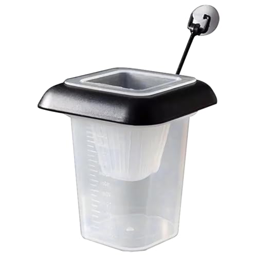 Easy to Use: With its innovative one-hand press mechanism, the fish feeding cup simplifies the process of feeding fish in freshwater or saltwater settings, offering an efficient solution for hobbyists who seek practicality in maintaining their aquarium ecosystems