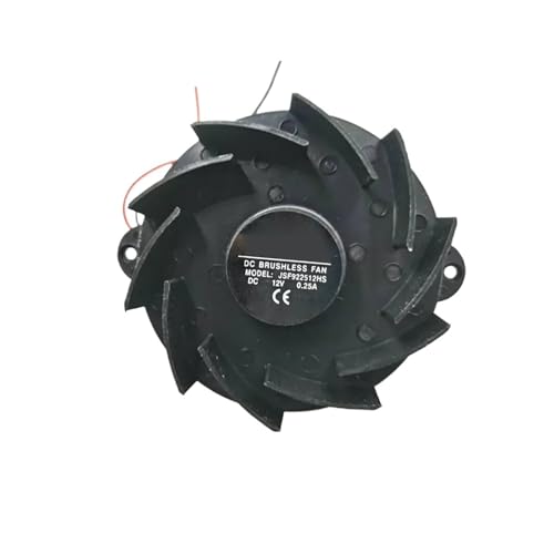 BFSYDLUJ Ventilador Circular sin escobillas de CC JSF922512HS M-305IB, 12 V CC, 0,25 A, 2 Cables, Tipo Mariposa