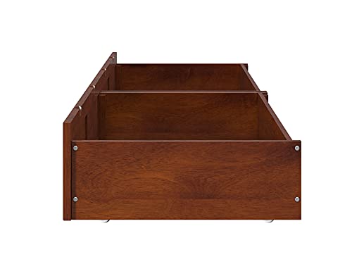 AFI, Set of 2 Extra Long Drawers Queen/King/Twin XL, Walnut by AFI - Image 2