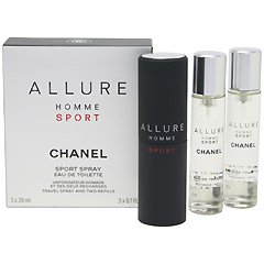 シャネル アリュールオムスポーツ オーエクストレム トラベル 20ml×３本 Amazon | シャネル(CHANEL) アリュール オム スポーツ トラベルセット