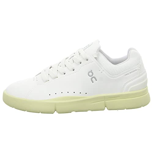 ON Womens The Roger Advantage Textile Synthetic White Hay Trainers 7 US2