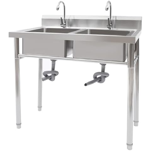 Ongniong Stainless Steel Double Bowl Sink Cover
