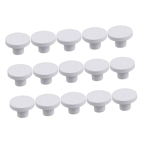 TOYANDONA 15piezas Base De Coral para Acuario Tapones para Fragmentos De Placas Soporte para Cría De Corales Estanque Material Cerámico para Soporte De Fragmentos De Bases Peceras