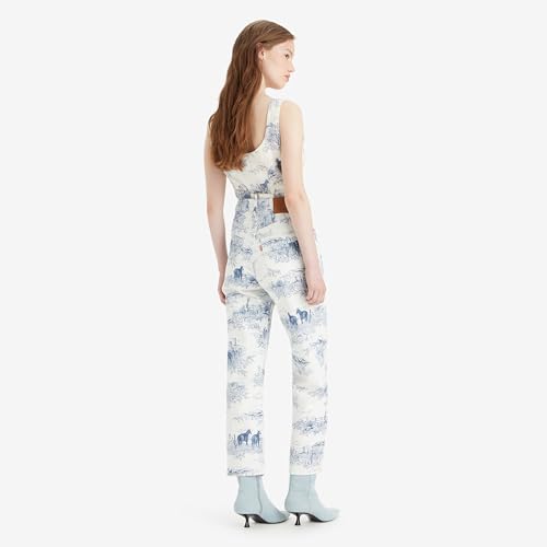 Levi's Ribcage Straight Ankle Light Indigo - Flat Finish – Ansicht 3