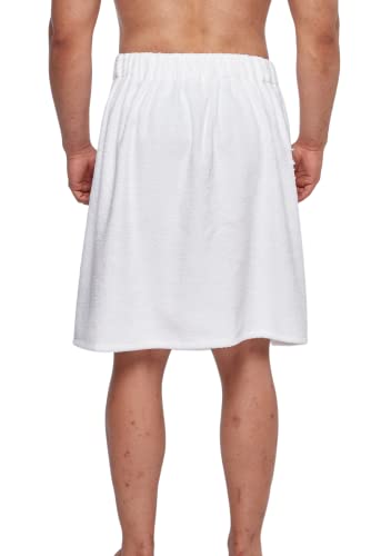 Arus Men's Robe GOTS Certified Organic Turkish Cotton Bathrobe Adjustable Closure Shower and Bath Wrap4