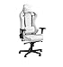 Noblechairs Epic Chaise Gaming Blanc - Chaise de Jeu - Gaming Chair - Chaise Bureau Ergonomique - Chaise Pivotante - Fauteuil Blanc - Siège Gamer - 120 kg de Capacité de Charge
