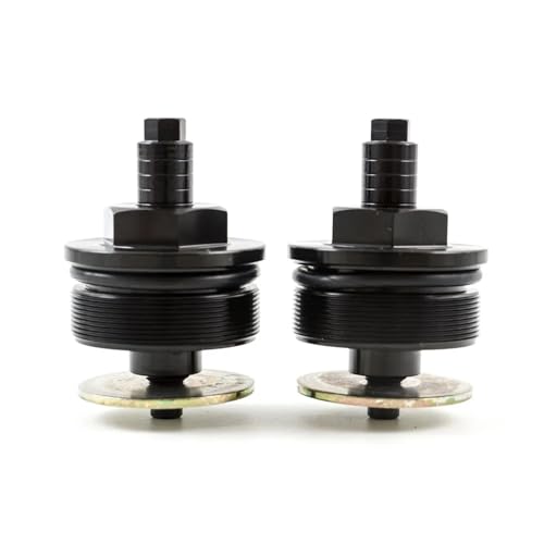 JKELPV Amortiguador Perno de Horquilla Hexagonal Ajustable de 43 mm para Motocicleta Yamaha XTZ750 Super Tenere 1989-1995, Tapas de Horquilla de precarga Suspensiones Motos(Black)