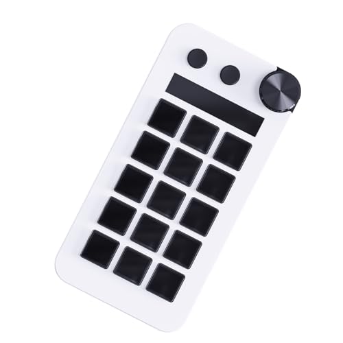 RWAJZAX StreamDeck Teclados en miniatura visuales botón LCD Live Streaming Controller Programación de juegos Teclado personalizable PC Teclado Visual Teclados
