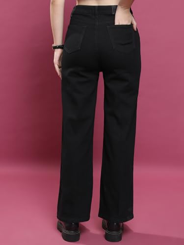 Image of Tokyo Talkies Women High Waist Straight Fit Jeans