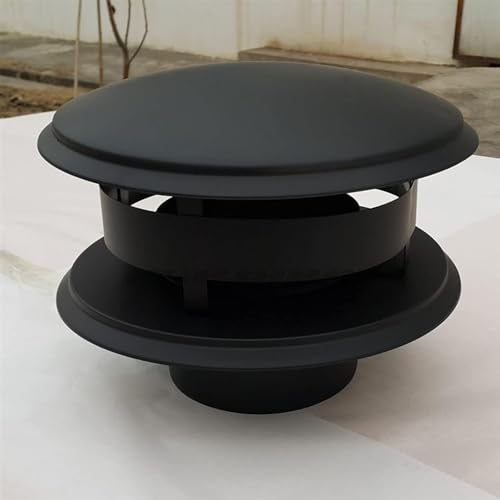 Sombrerete para chimenea anticorrientes extractor de humos para estufas con antilluvia 3