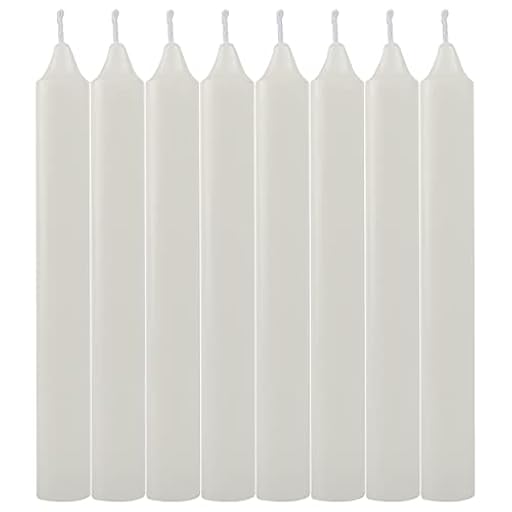 Pack de 8 Velas Cilíndricas de Parafina Pura y Mecha de Algodón, 17.5 cm - Larga Duración, Sin Perfume, Ideal para Decoración, Rituales y Eventos - Blanco | Ya disponible en tu tienda friki favorita! En mundofriki.es! Pack de 8 Velas Cilíndricas de Parafina Pura y Mecha de Algodón, 17.5 cm - Larga Duración, Sin Perfume, Ideal para Decoración, Rituales y Eventos - Blanco | Ya disponible en tu tienda friki favorita! En mundofriki.es!