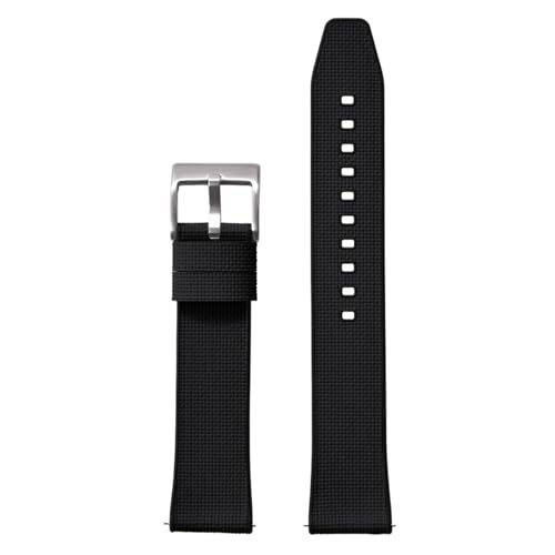 Bracelet montre dégagement rapide en caoutchouc pour le sport et le quotidien