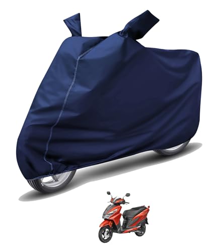 Image of Auto Hub Waterproof Scooty Cover Compatible with Grazia Dustproof, UV Protection Two Wheeler Scooty Grazia Cover - Blue