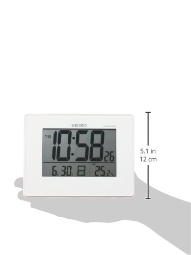 セイコー クロック 掛け時計 置き時計 兼用 月めくりカレンダー 電波 デジタル Amazon.co.jp: セイコー クロック 掛け時計 置き時計 兼用 月