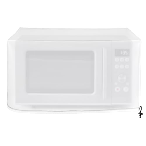 Image of Microwave Oven Dust Cover also for other Kitchen Appliance Dust Cover Water Proof Lightweight with drawstring, Compatible with TOSHIBA ML-EM45P /ML-EM45PIT /EM131A5C-BS /EC042A5C -24W x21D x13H in