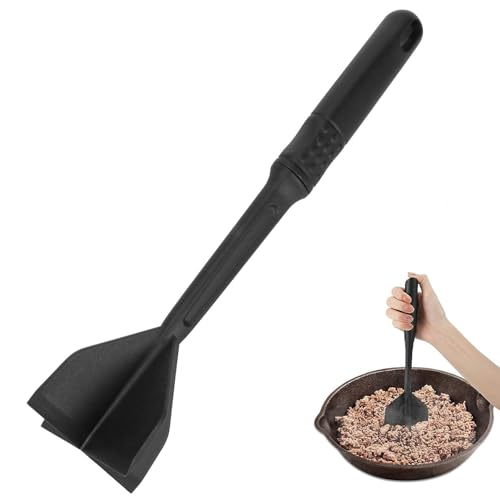 Walbest Picador de carne, triturador de carne molida para carne de hamburguesa, triturador de carne resistente al calor para carne molida, carne de hamburguesa, picadora de verduras de 4 curvas