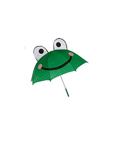 Preisvergleich Produktbild Regenschirm / Schirm / Kinderschirm / Kinderregenschirm / Kinder Regenschirm / Frosch - Frog - Das lustige Design bringt auch bei schlechtem Wetter EIN Strahlen in Kindergesichter!