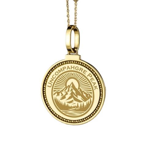 Collier gravé Saint Augustine en argent 925 et or, le cadeau idéal pour elle