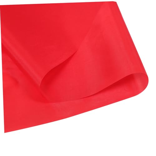 Yardwe 2 piezas Baquetas de seda rojas para tambor para baile y gimnasia rítmica miniatura 3